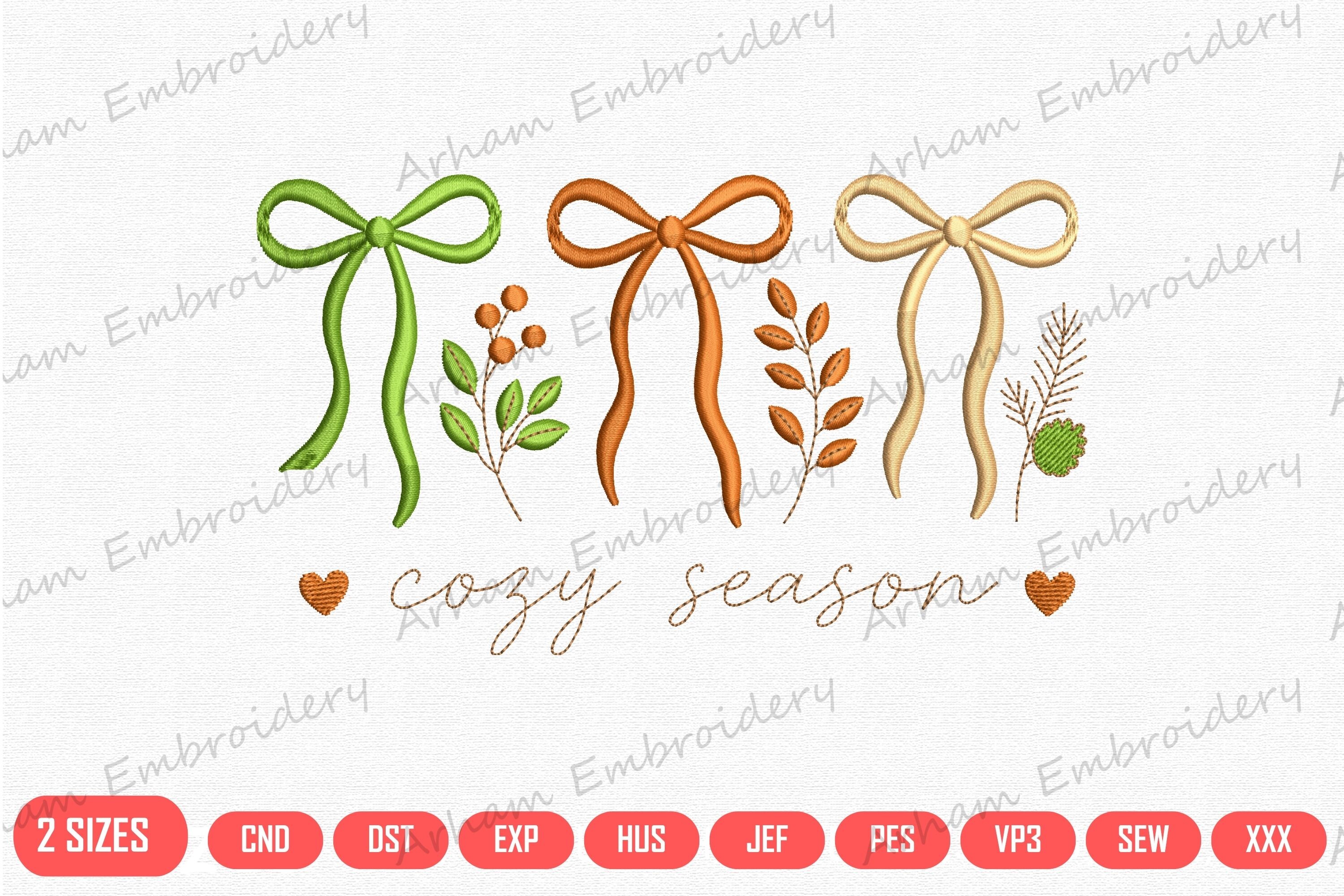 Cozy Season Autumn Bow