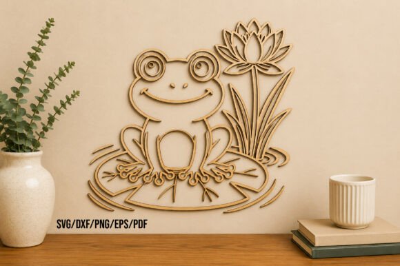 Frog Pond Nature Laser Cut Svg Laser Cutting