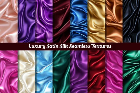 Luxury Satin Silk Textures, Seamless