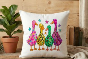Preppy Colorful Duck PNG Graphic by Creative Community · Creative Fabrica