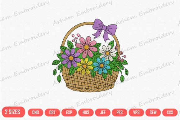 Spring Flower Basket
