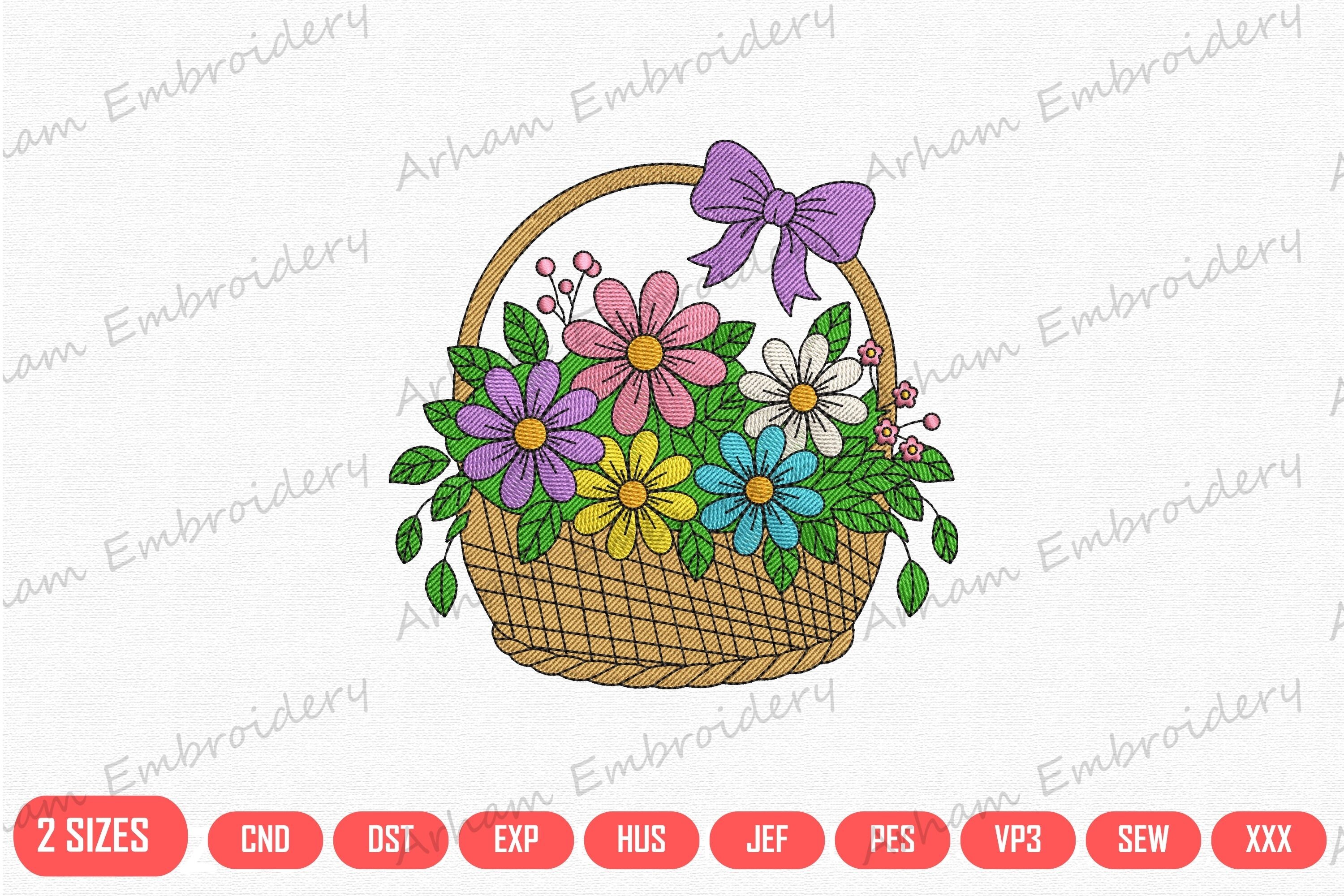 Spring Flower Basket