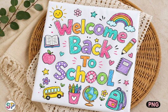 Welcome Back to School, Hand Art Shirt