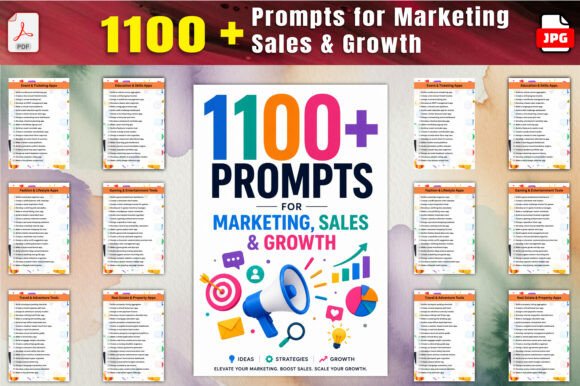 1100+ Prompts for Marketing, Sales & Gro