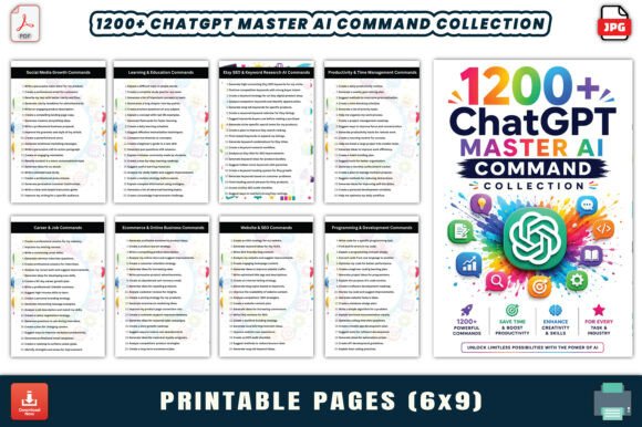 1200+ ChatGPT Master AI Command Collecti