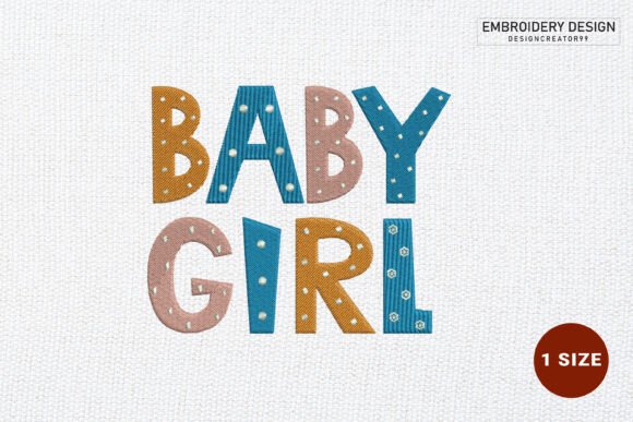 Baby Embroidery Design