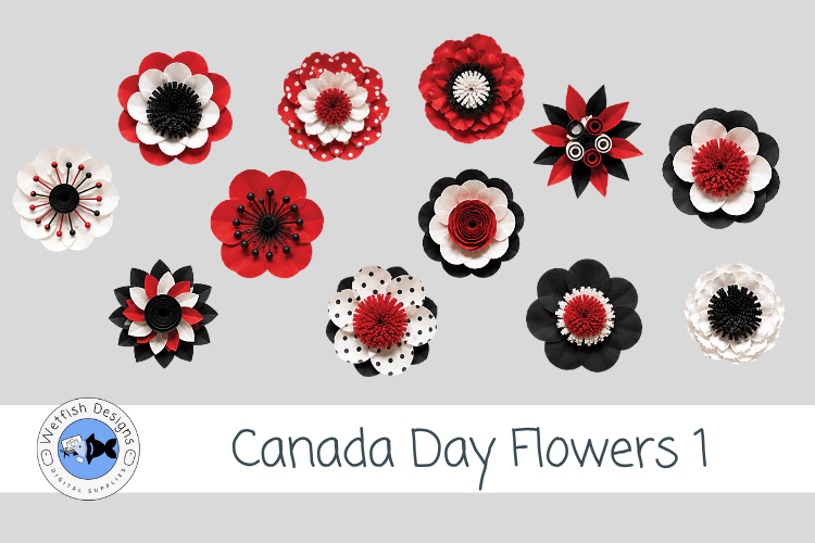 Canada Day Flower Clipart 1