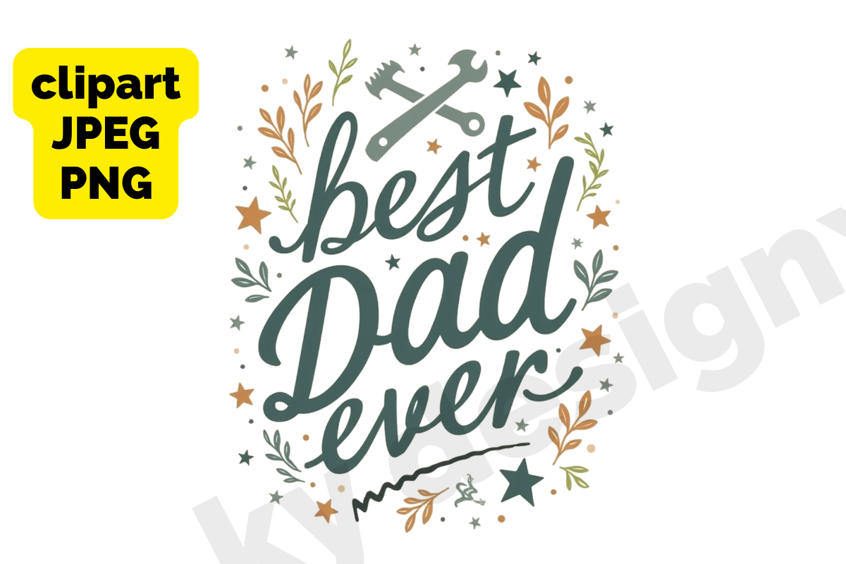 Fathers Days Clipart for Crafts