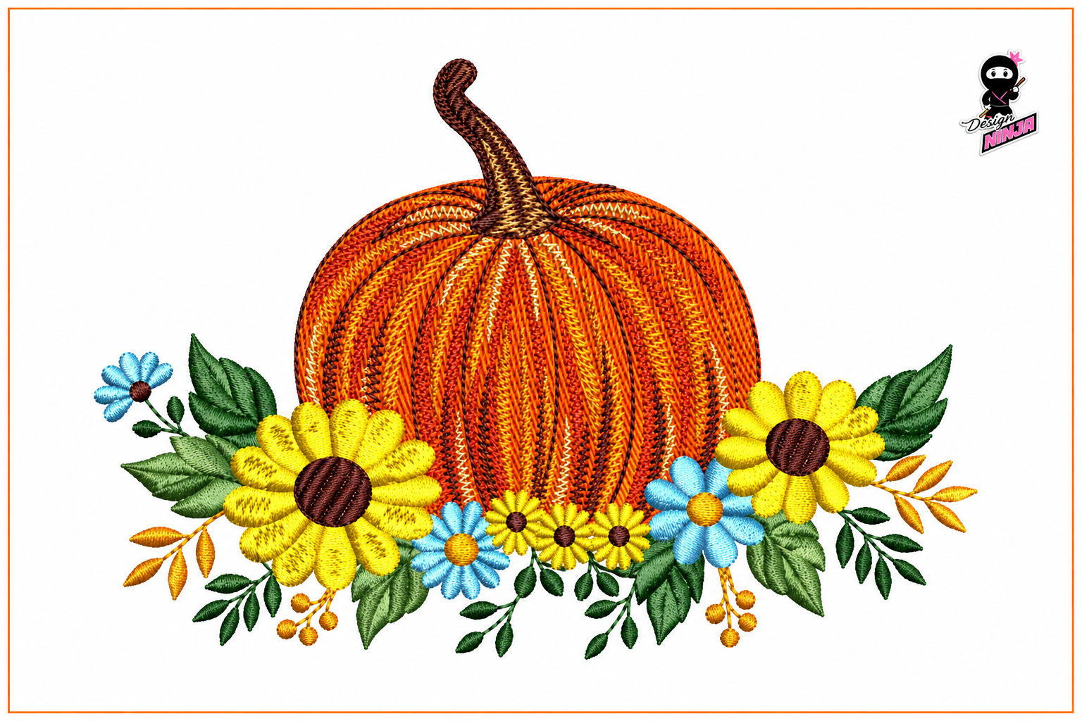 Floral Pumpkin