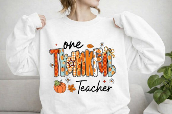 One Thankful Teacher PNG