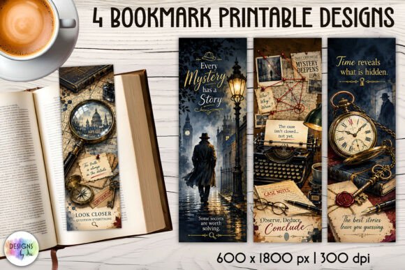 True Crime and Detective Bookmarks