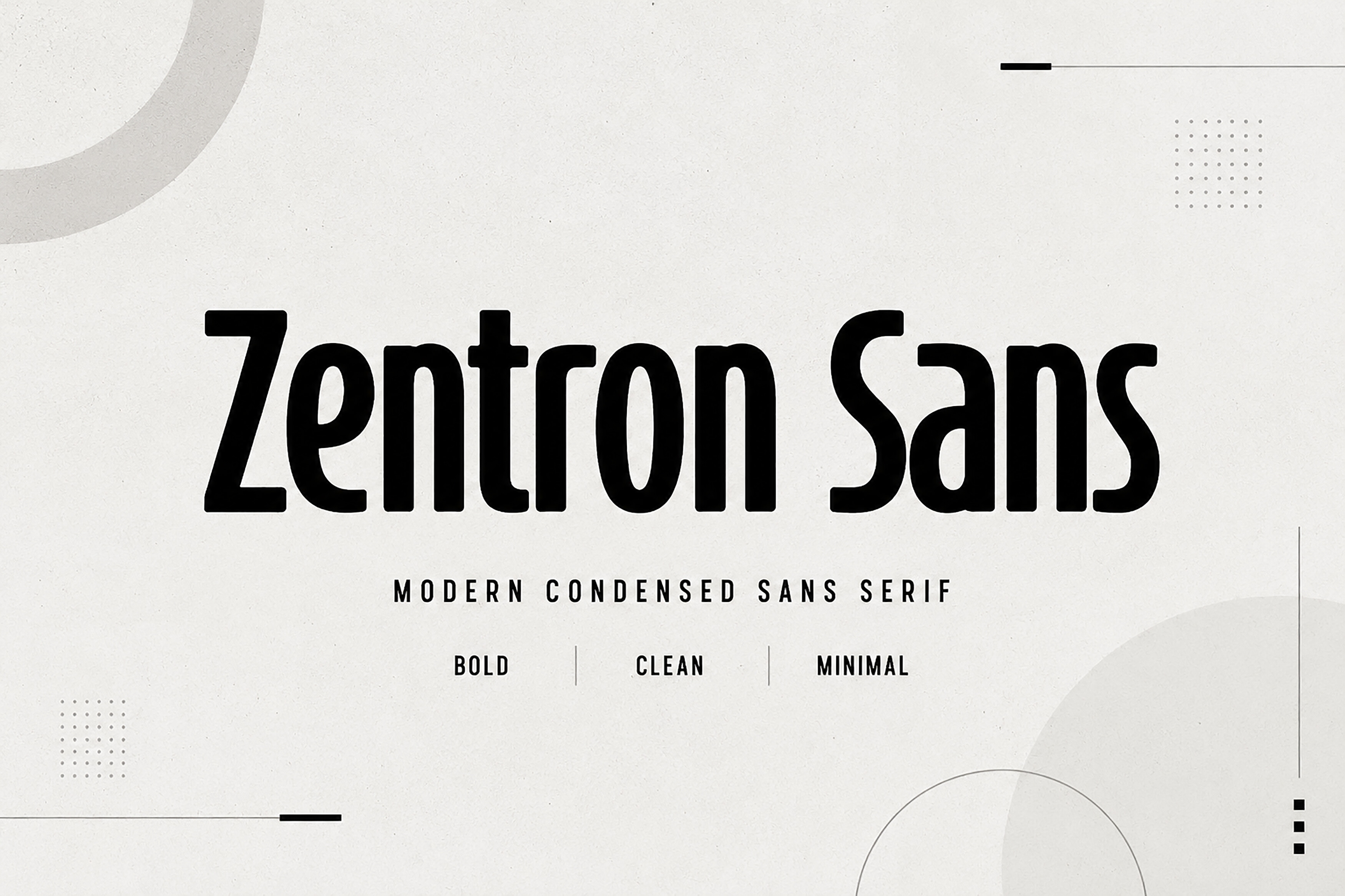 Zentron Sans Font by Bundle · Creative Fabrica