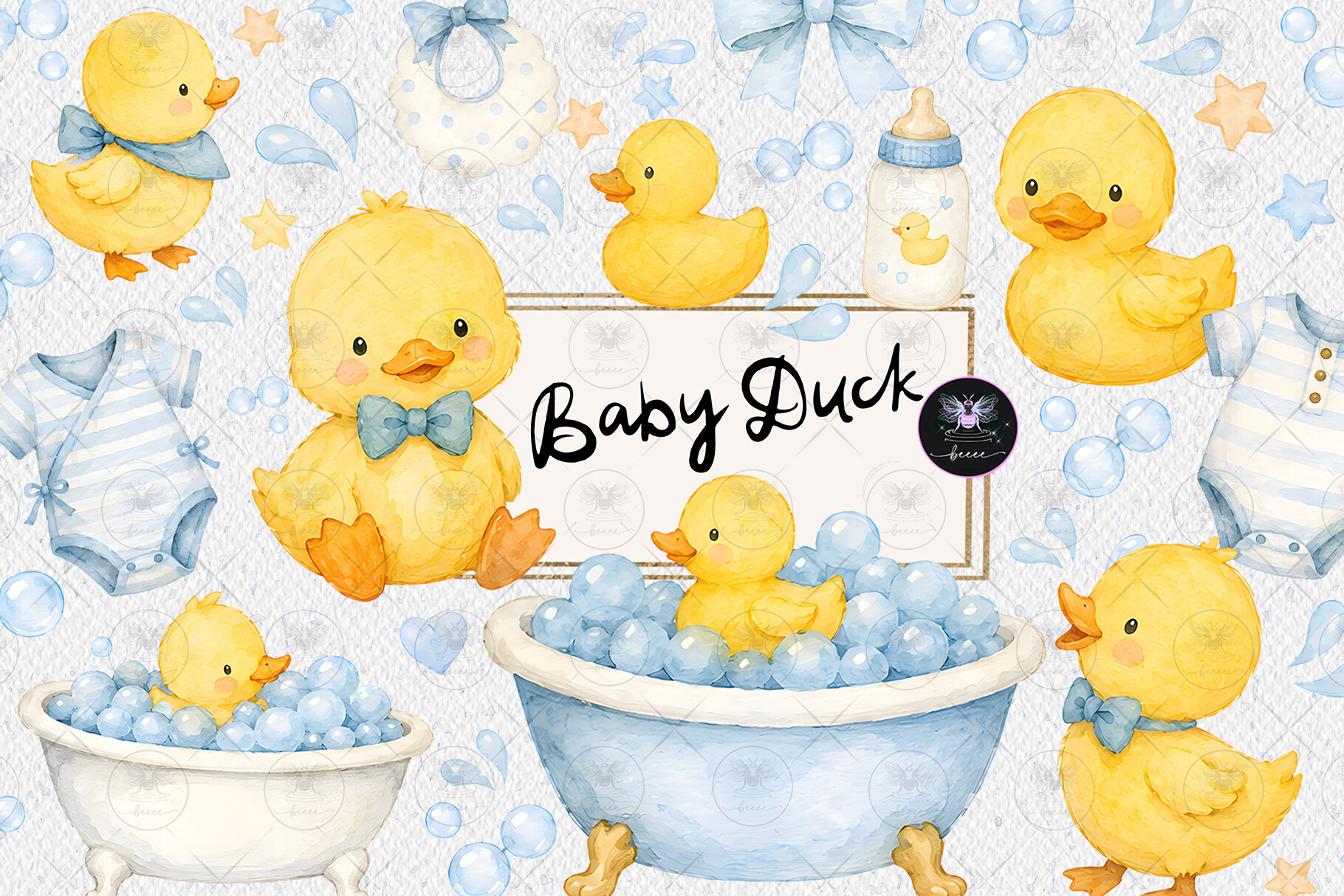 Baby Duck Clipart - photo 1
