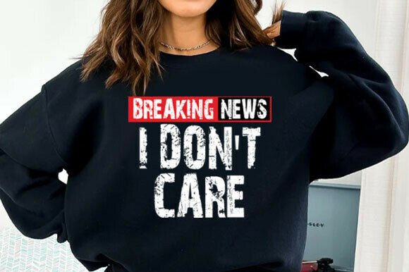 Breaking News I Don't Care SVG Bundle | Cricut Silhouette Ready - Image 3
