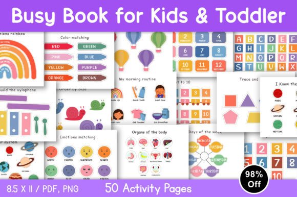 Busy Book for Kids & Toddlers