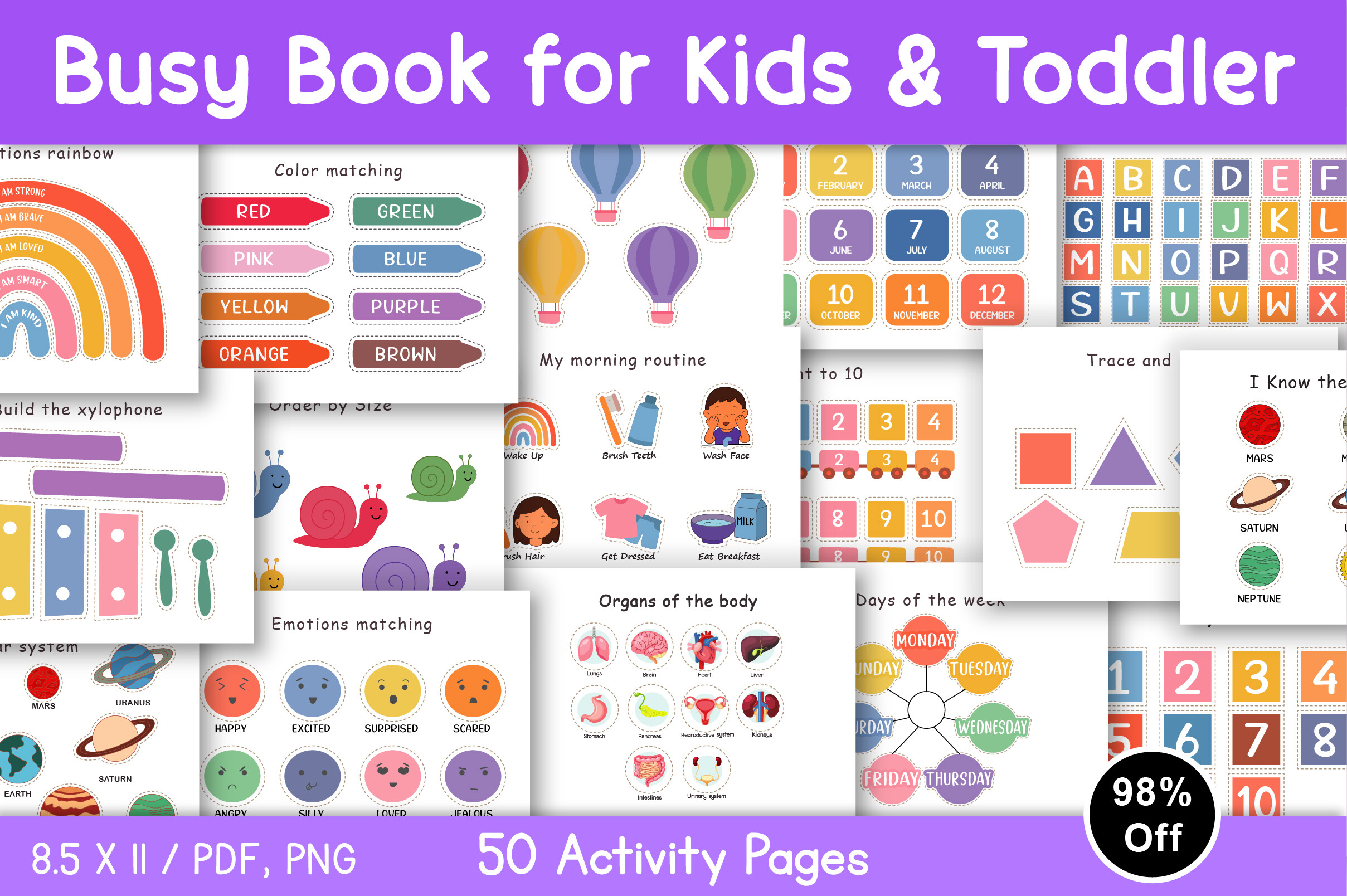 Busy Book for Kids & Toddlers