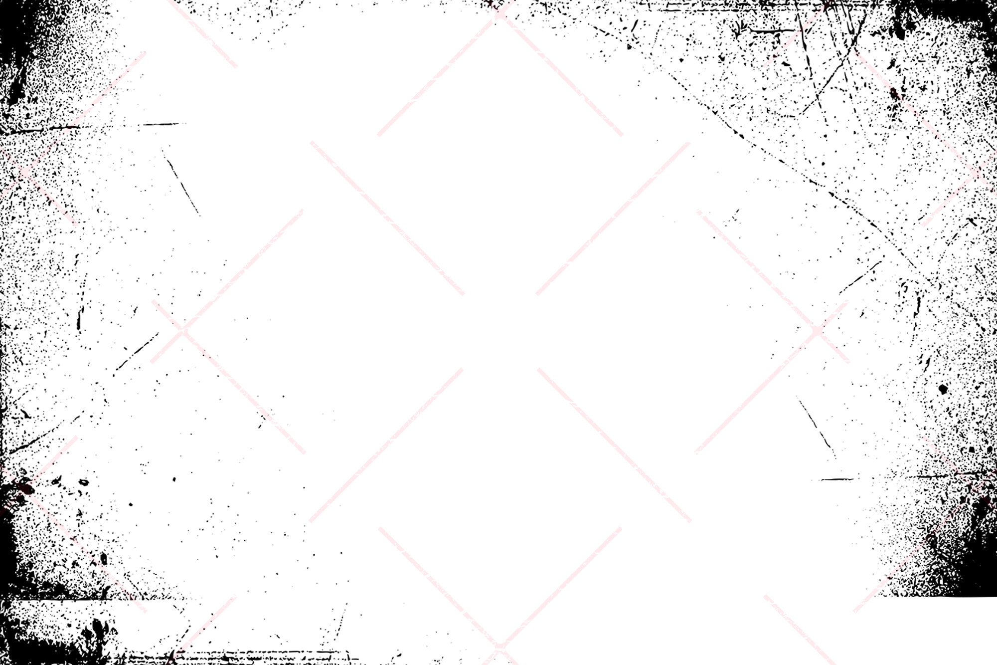 Grunge Distressed Vignette PNG Texture