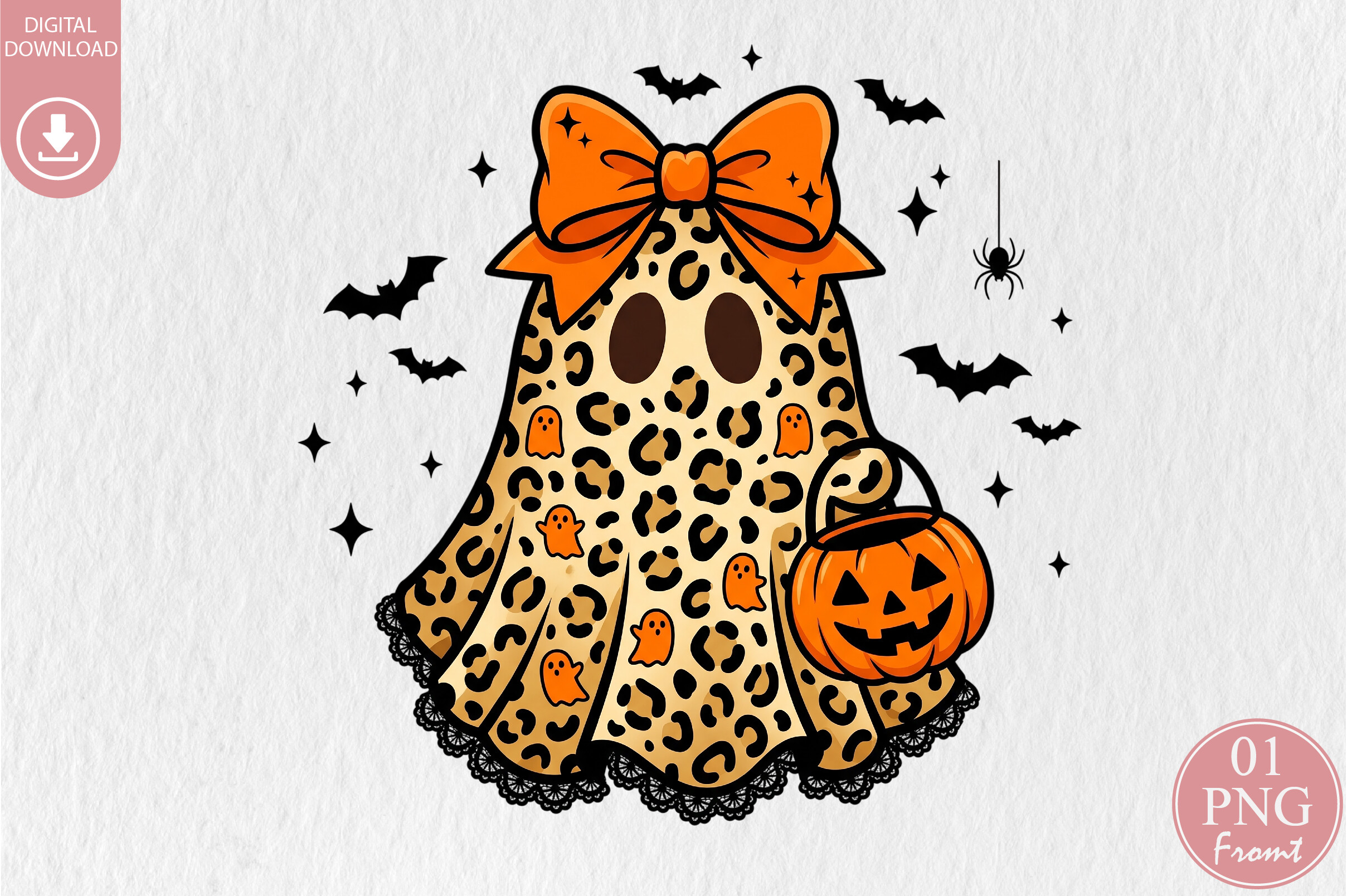 Leopard Halloween Ghost PNG Graphic by Rose Art · Creative Fabrica