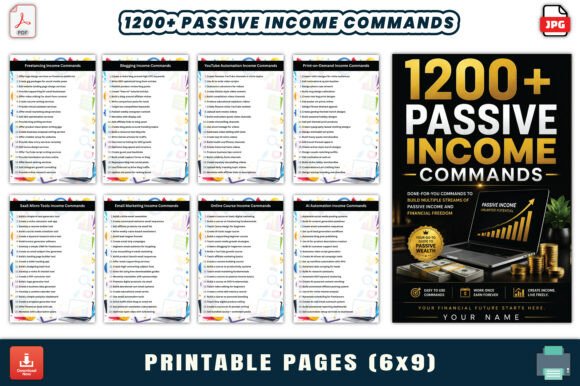 1200+ Passive Income Commands