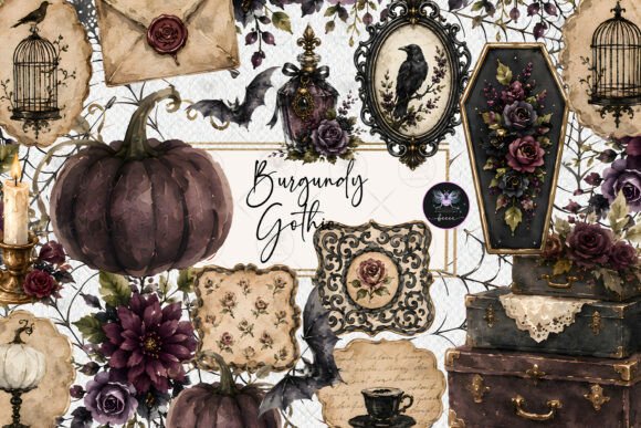 Gothic Halloween Clipart