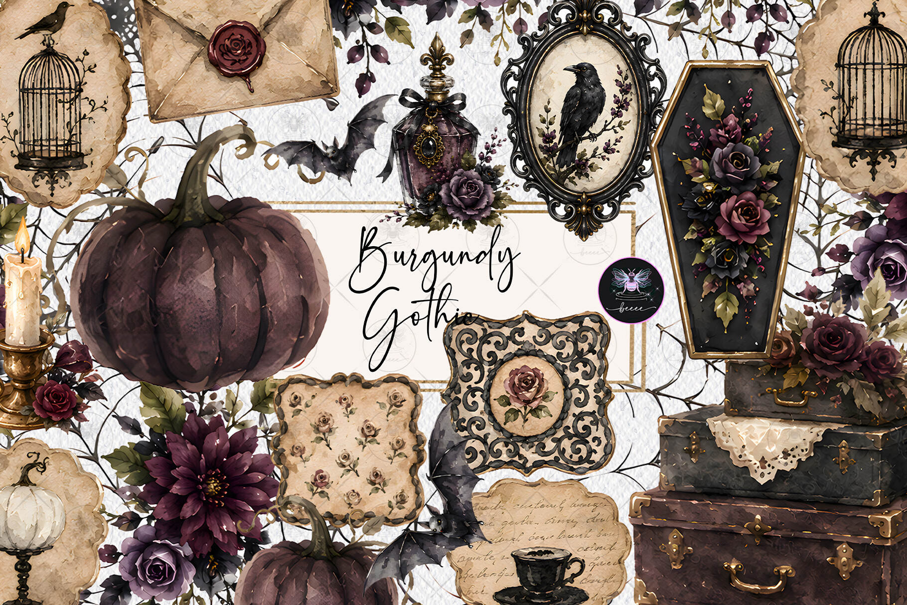 Gothic Halloween Clipart