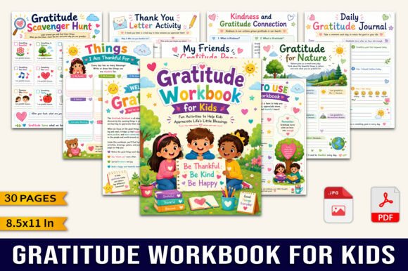Gratitude Workbook for Kids