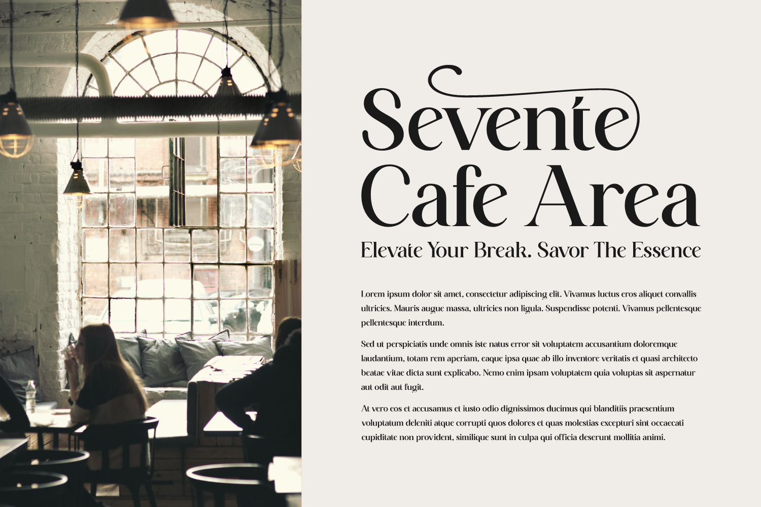 Orange Portrait Font - photo 2
