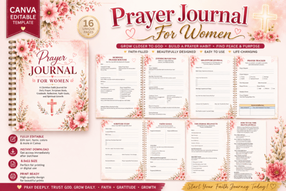Prayer Journal for Women | KDP Interior