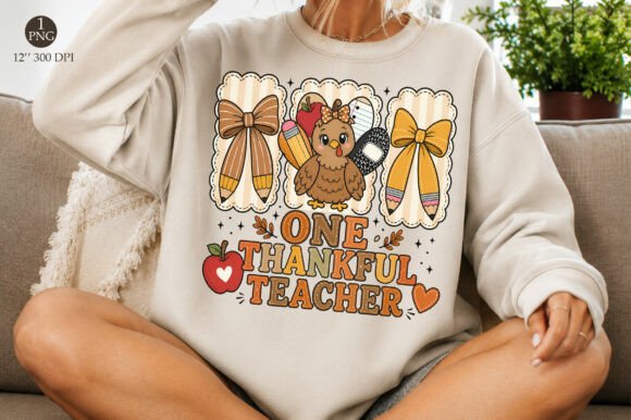 Preppy One Thankful Teacher Png, Teacher