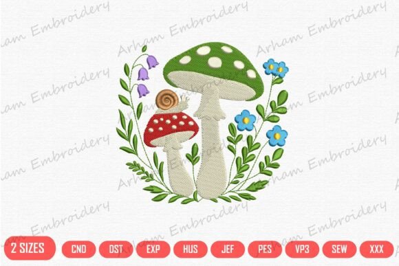 Whimsical Forest Mushroom