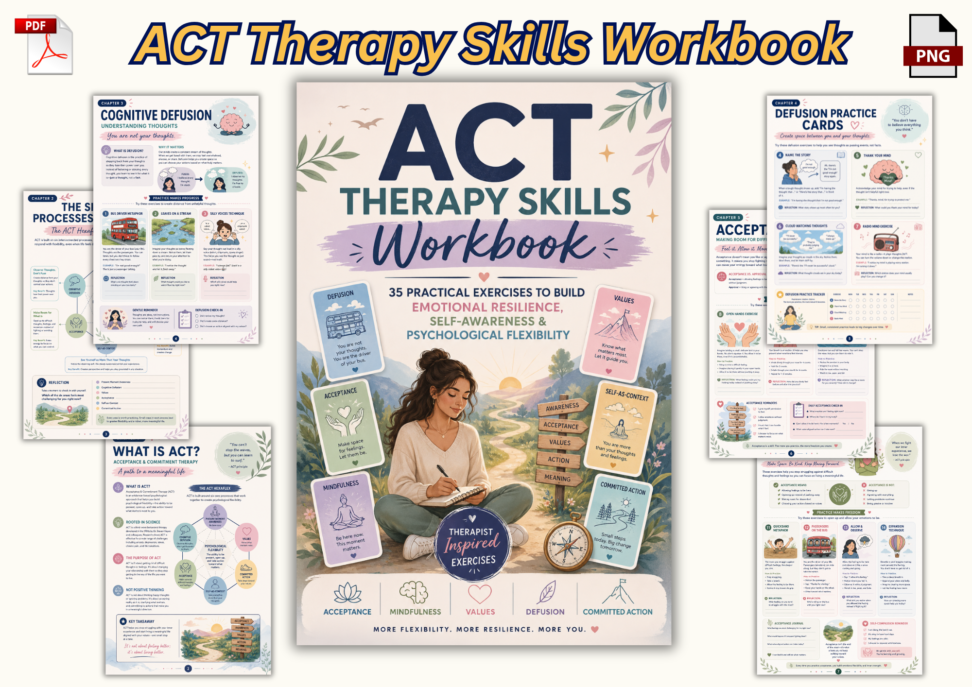 ACT Therapy Skills Workbook
