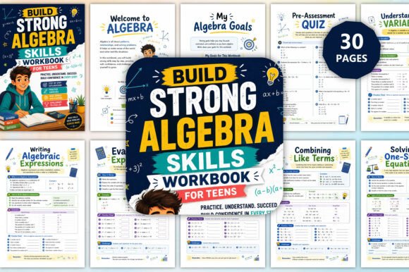 Build Strong Algebra Skills Workbook