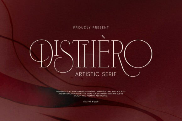 Disthero Serif Font By baletype