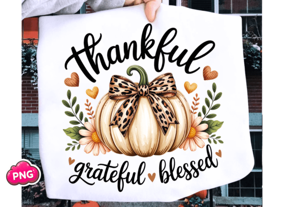 Grateful Thankful Blessed,Thanksgiving