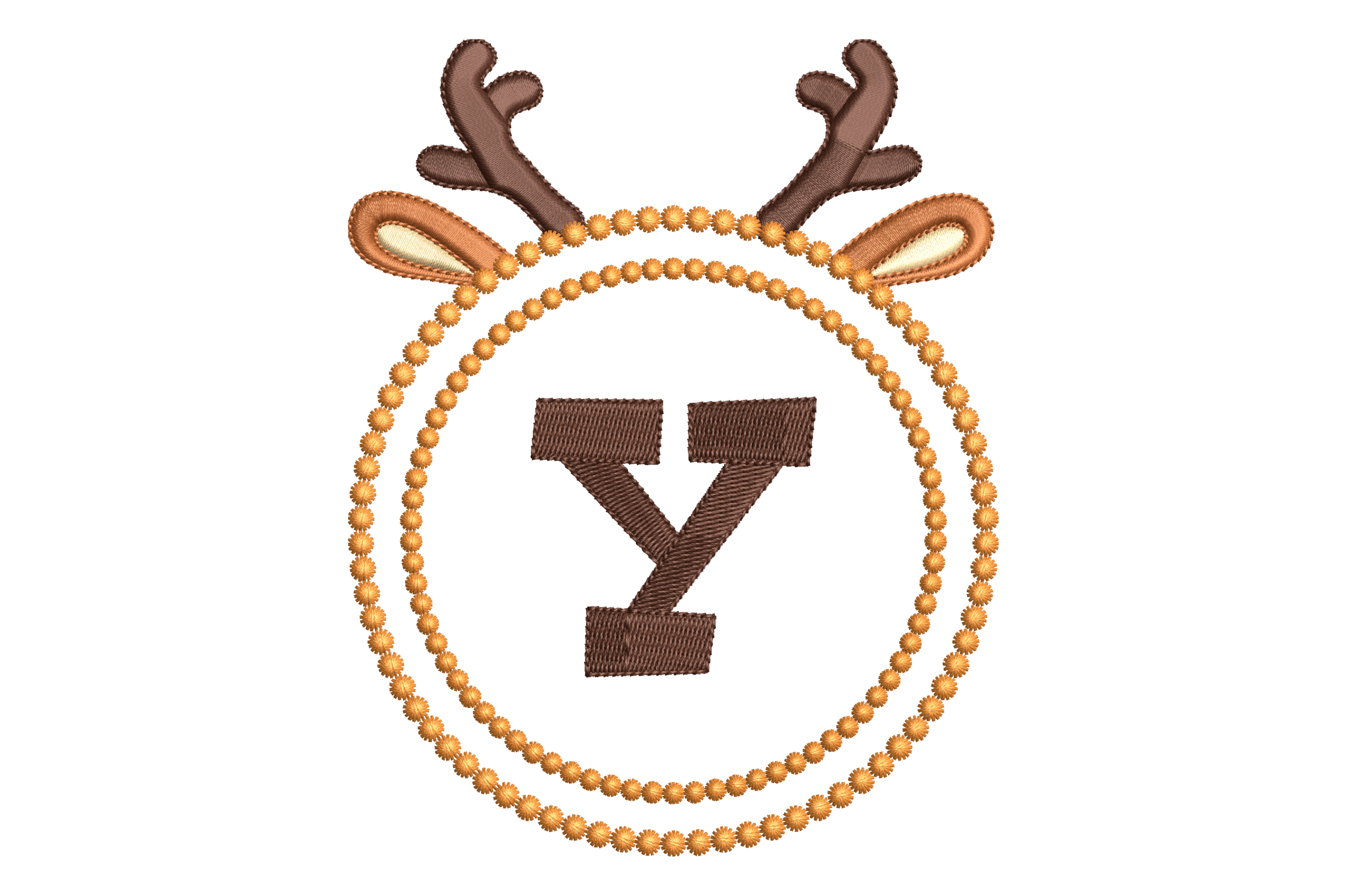 Letter Y in Cute Frame