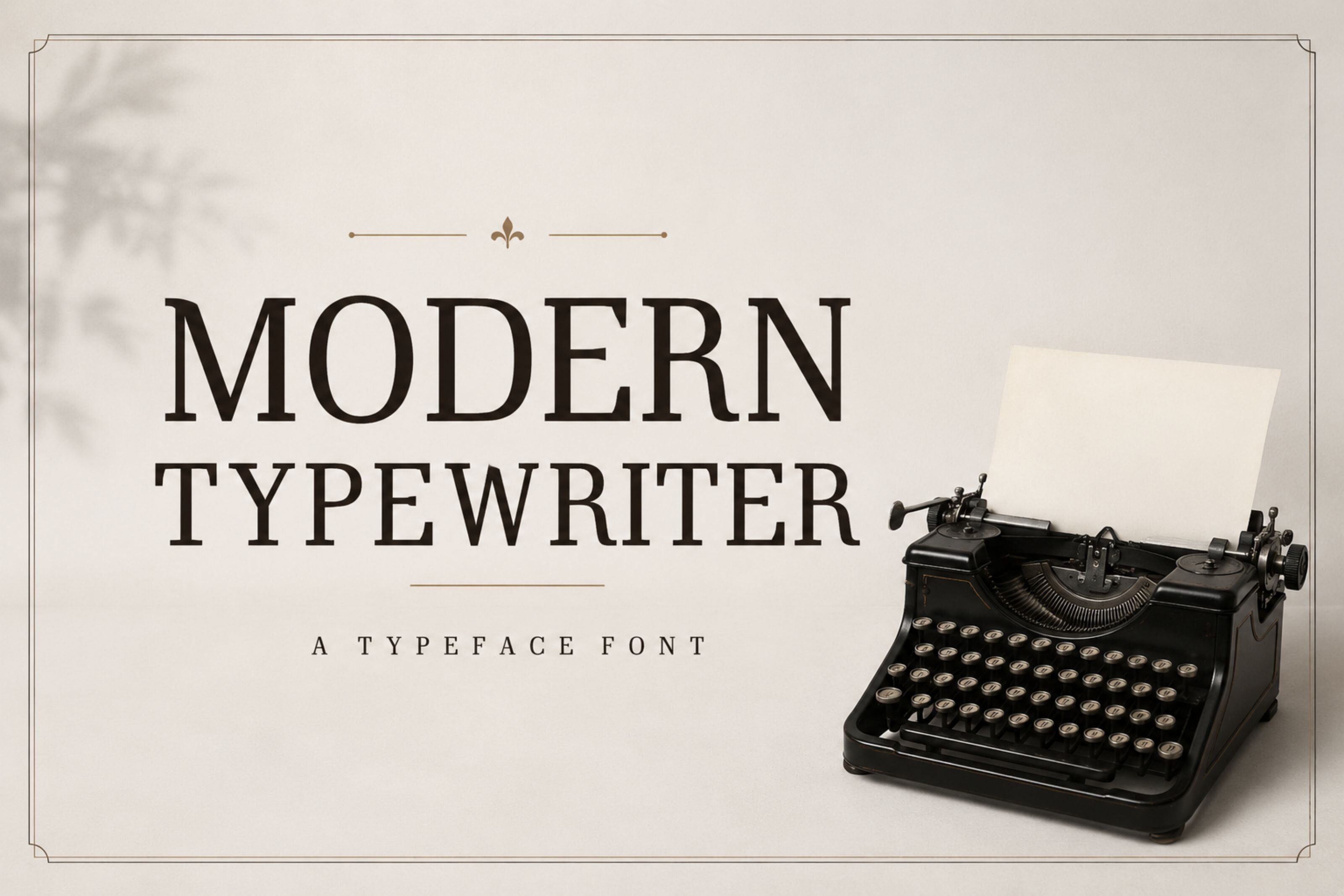 Modern Typewriter