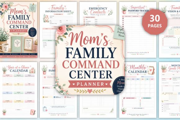 Mom’s Family Command Center Planner