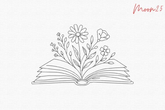 Open Book Floral