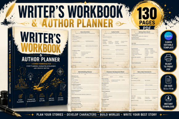 Writer's Workbook & Author Planner