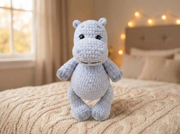Bubbles Hippo Pattern