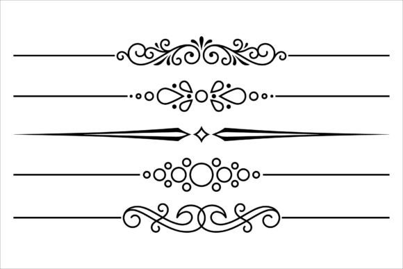 Elegant Divider Borders SVG Bundle