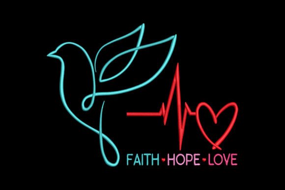 Faith Hope Love Heartbeat