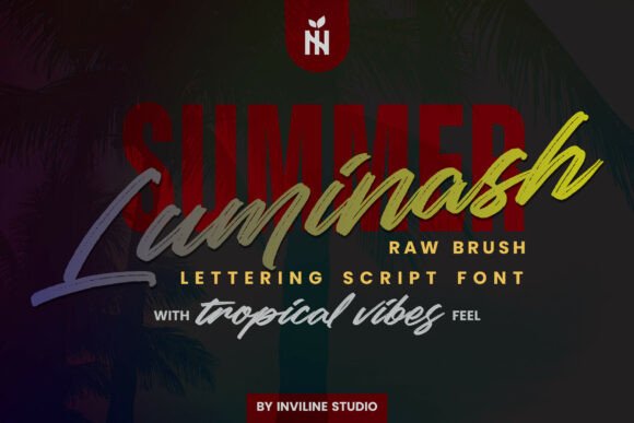 Luminash Font - Lettering Fonts Aesthetic