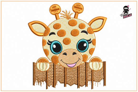 Peeking Baby Giraffe