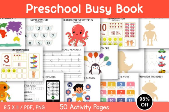 Preschool Busy Book Printable