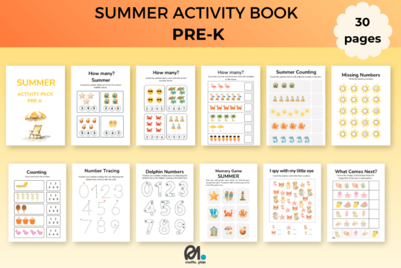 SUMMER WORKSHEET for PRE-K