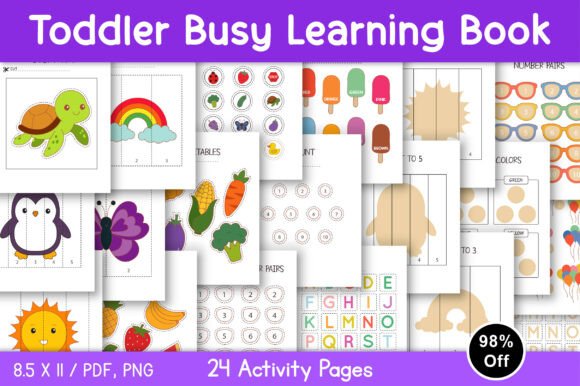Toddler Busy Learning Book