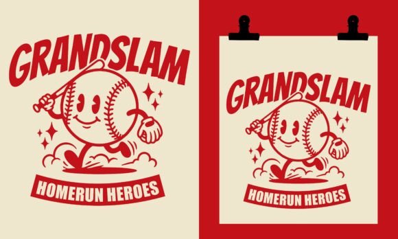 Cartoon Character Baseball Ball