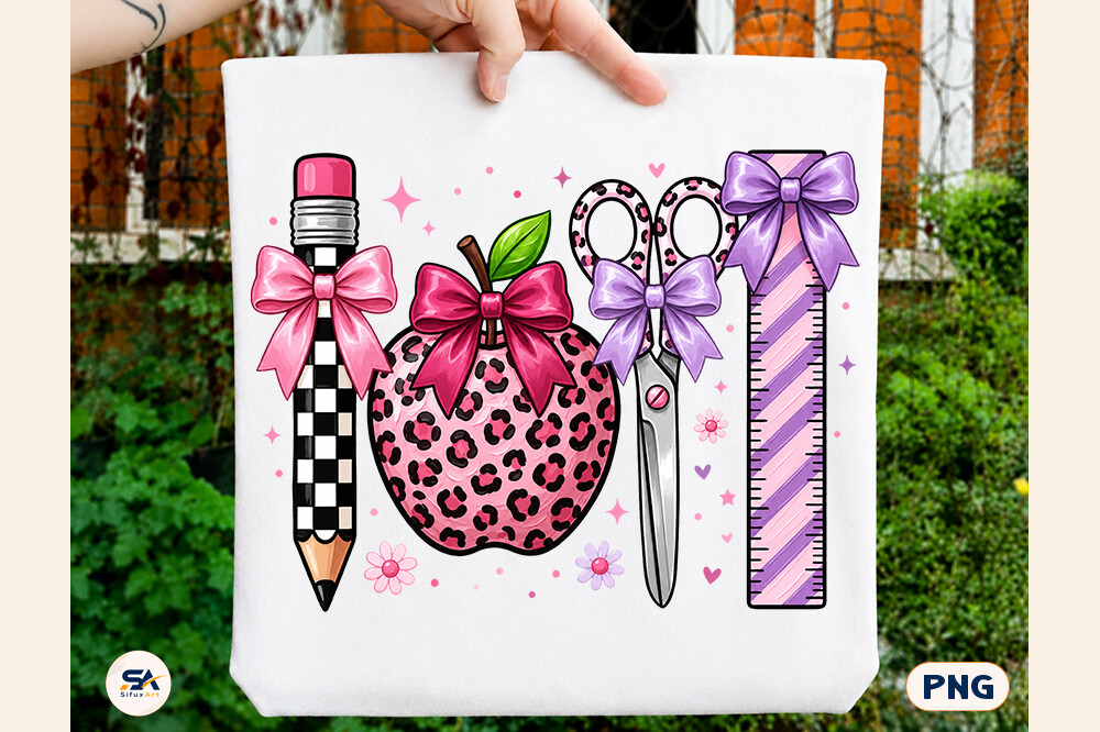Coquette Teacher Supplies PNG Graphic by SifuxArt · Creative Fabrica