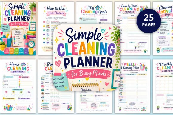Simple Cleaning Planner for Busy Minds